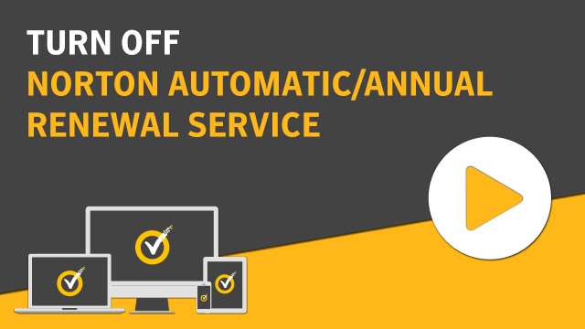 Norton security renewal